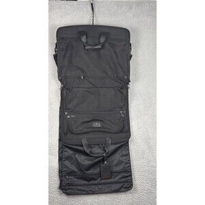 VTG TUMI Tri-Fold Alpha Garment Bag Carry-On Durable Nylon Black 20" Suits Dress